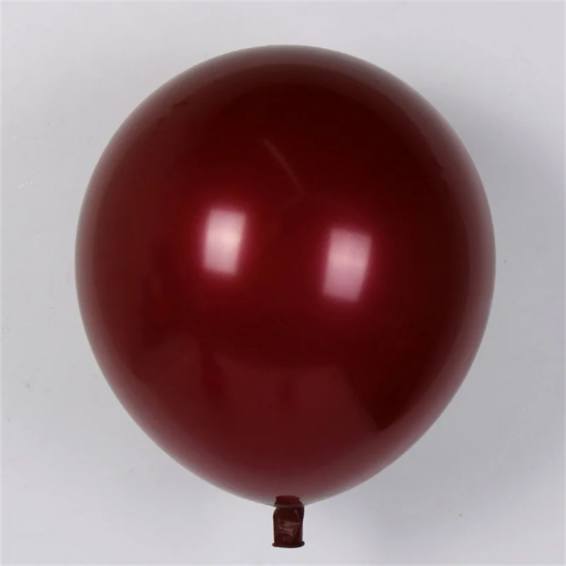 5Pcs 5/10/12Inch Thick Cherry Red Balloon Valentine\'s Day Wedding Room Balloon Decoration Double Layer Pomegranate Red Balloon