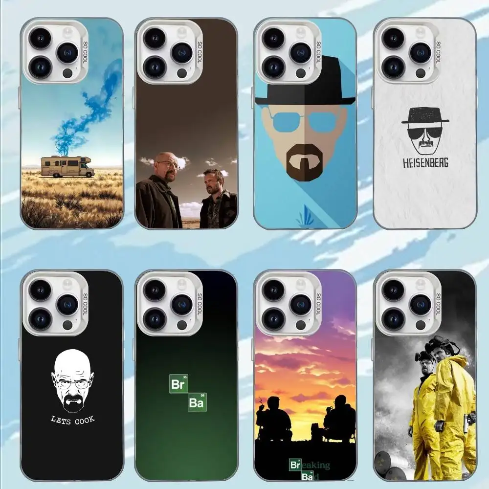 

Drama Series B-Breaking B-Bad Phone Case For iPhone 17,16,15,14,13,12,11,Mini,Pro,E,MAX White Candy Matte Shockproof Cover