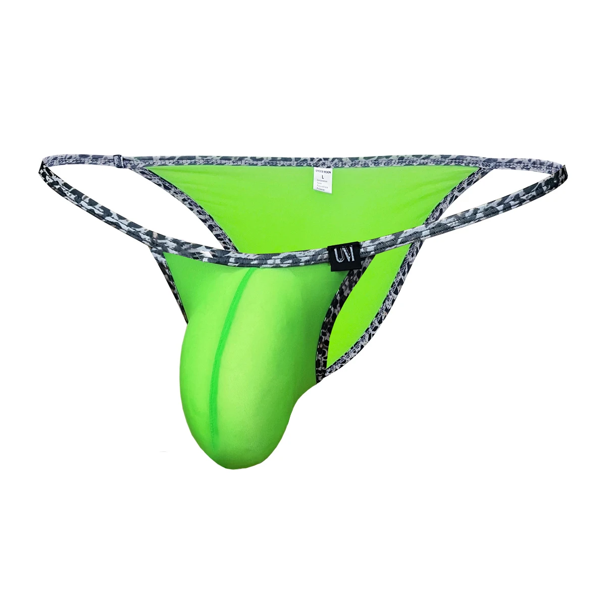 

Мужские сексуальные микро-бикини-трусы с леопардовым принтом, эротическое нижнее белье для мужчин