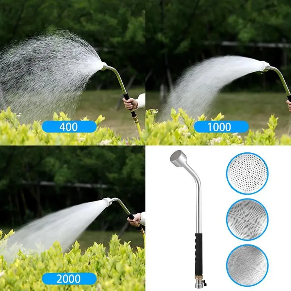 Garden Seeds Water Gun Detachable Large Flow Nozzle Agricultural Greenhouse Irrigation Aluminum Alloy Watering Nozzle