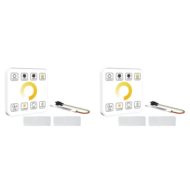 LXYB18B 2X LED Strip Light Controller With 8Key Touch Panel RF Wireless Controller Reflux Pixel Control,C