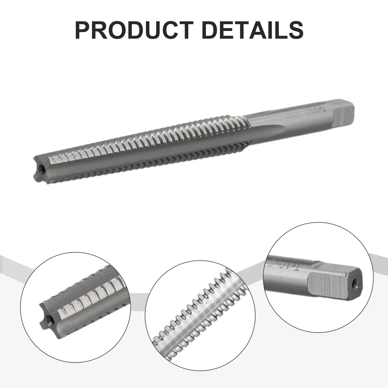 Metric Thread Tap Manual Thread Cutting Tool For DIY Projects Trapezoidal Thread 110mm Length Consistent Thread Formation