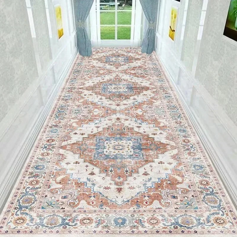 VIKAMA – tapis de couloir de style bohème, tapis de sol rétro géométrique pour hall d'entrée, passage, cuisine, chambre à coucher, décoration de la maison