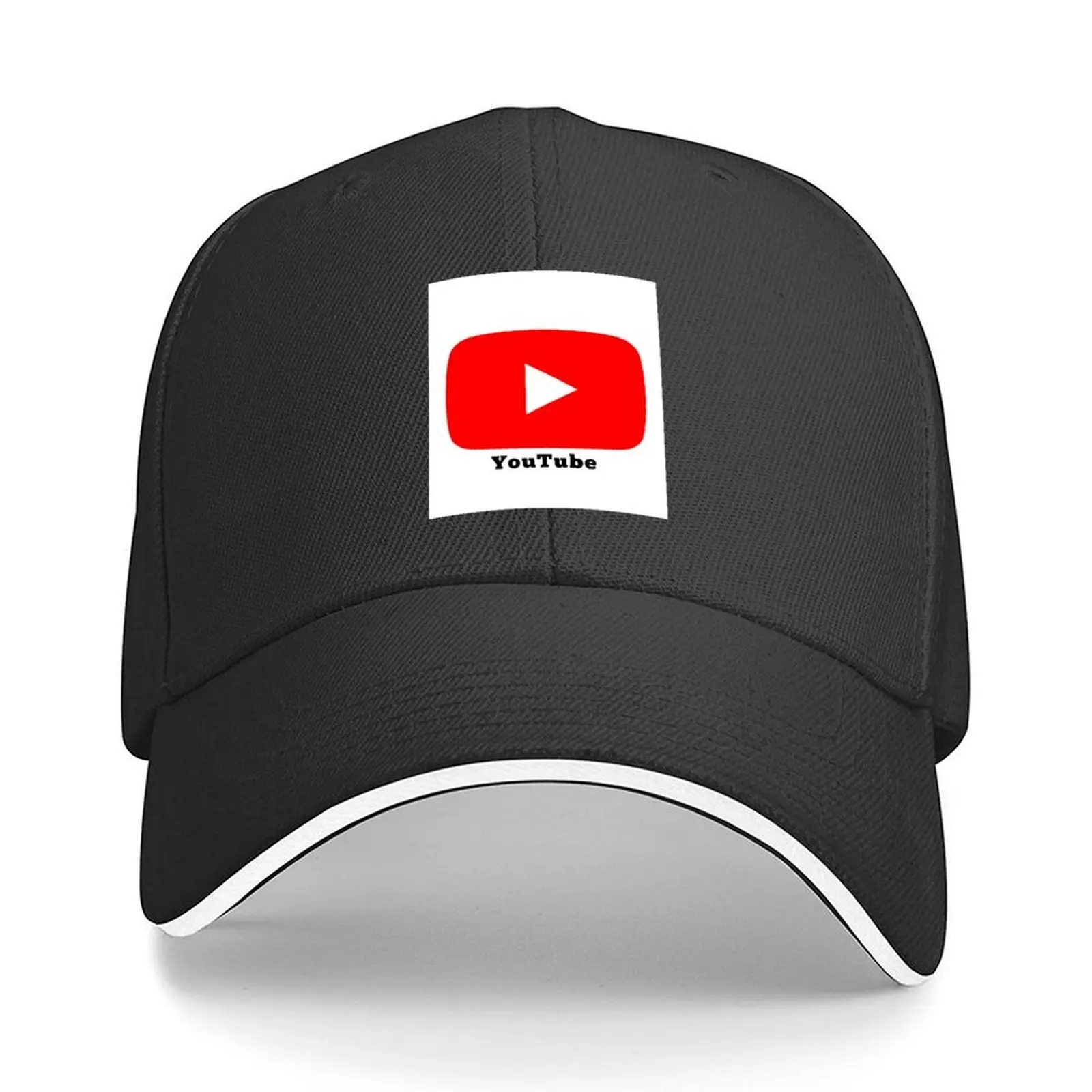 

Youtube logo Design socia media icon Baseball Cap Funny hats sun hat sailor cap for men New In The Hat Hats Woman Men's