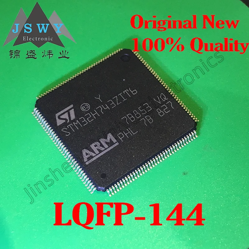 

(1-50PCS) STM32H743ZIT6 ARM Cortex-M7 32-bit microcontroller IC, 2MB flash, 1MB RAM, LQFP-144 package New original In stock Fast