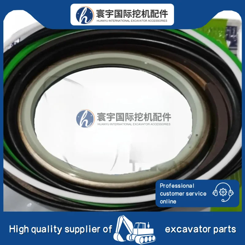 

24409236 Комплект уплотнений цилиндра рычага, совместимый с Doosan Daewoo DX225-7 DH220-5, комплект для ремонта гидравлического цилиндра, детали машин