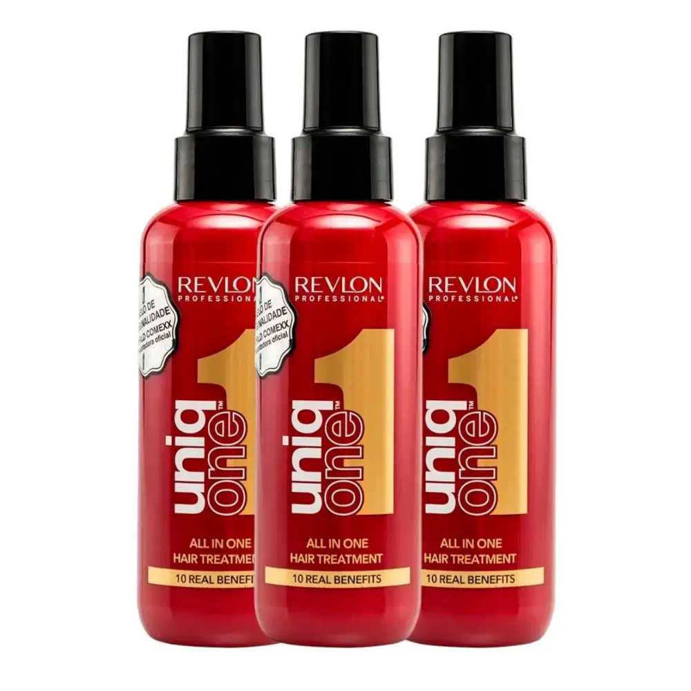 Kit Revlon 3 Uniq One All In One Leave In Red 150ml