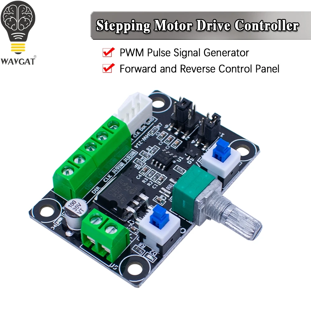 DC 12V-24V Stepper Motor Driver Drive Controller PWM Pulse Signal Generator Speed Control Module Board HW-214