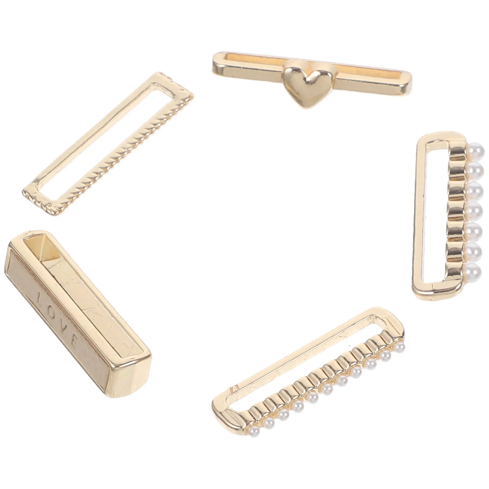 

5pcs Band Watchband Rings Adorn For Watch Decor Smartwatch Accessories Watch Smartwatch Strap Ornaments Strap Ornaments