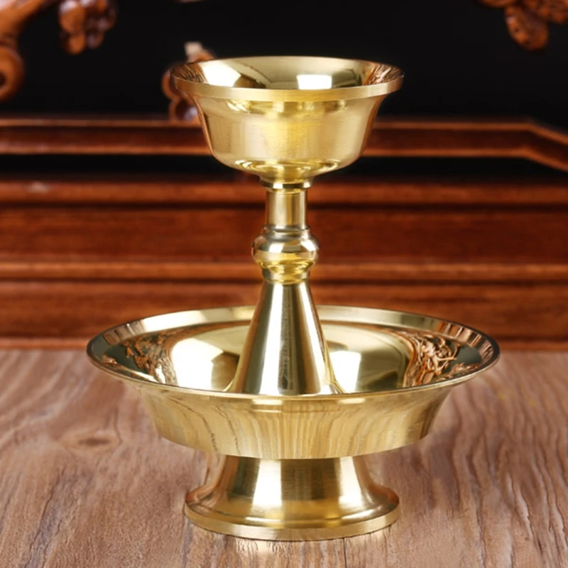 Buddhist Guardian Cup Furnishing Handicraft Polishing Tibetan Buddhism Holy Water Plate Home Gift NEW arrival