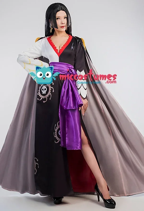 Women's Snake Princess Boa Cosplay Costume Women Sexy Kimono Dress and Obi with Ear Clip and Cape