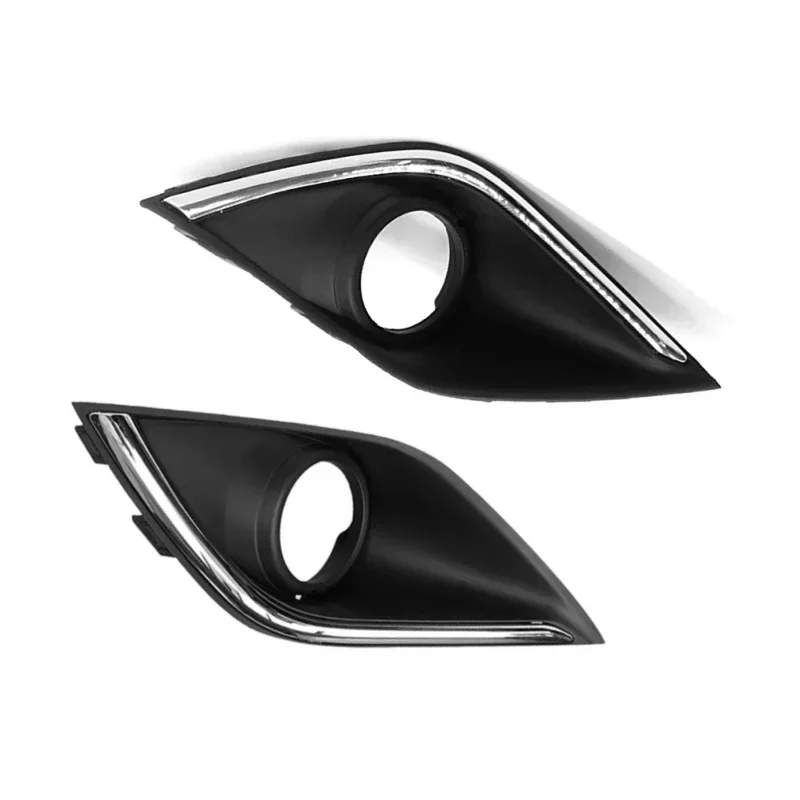1/2Pcs Car Front Bumper Fog Light Cover For Mitsubishi Outlander 2016 2017 2018 2019 2020 2021