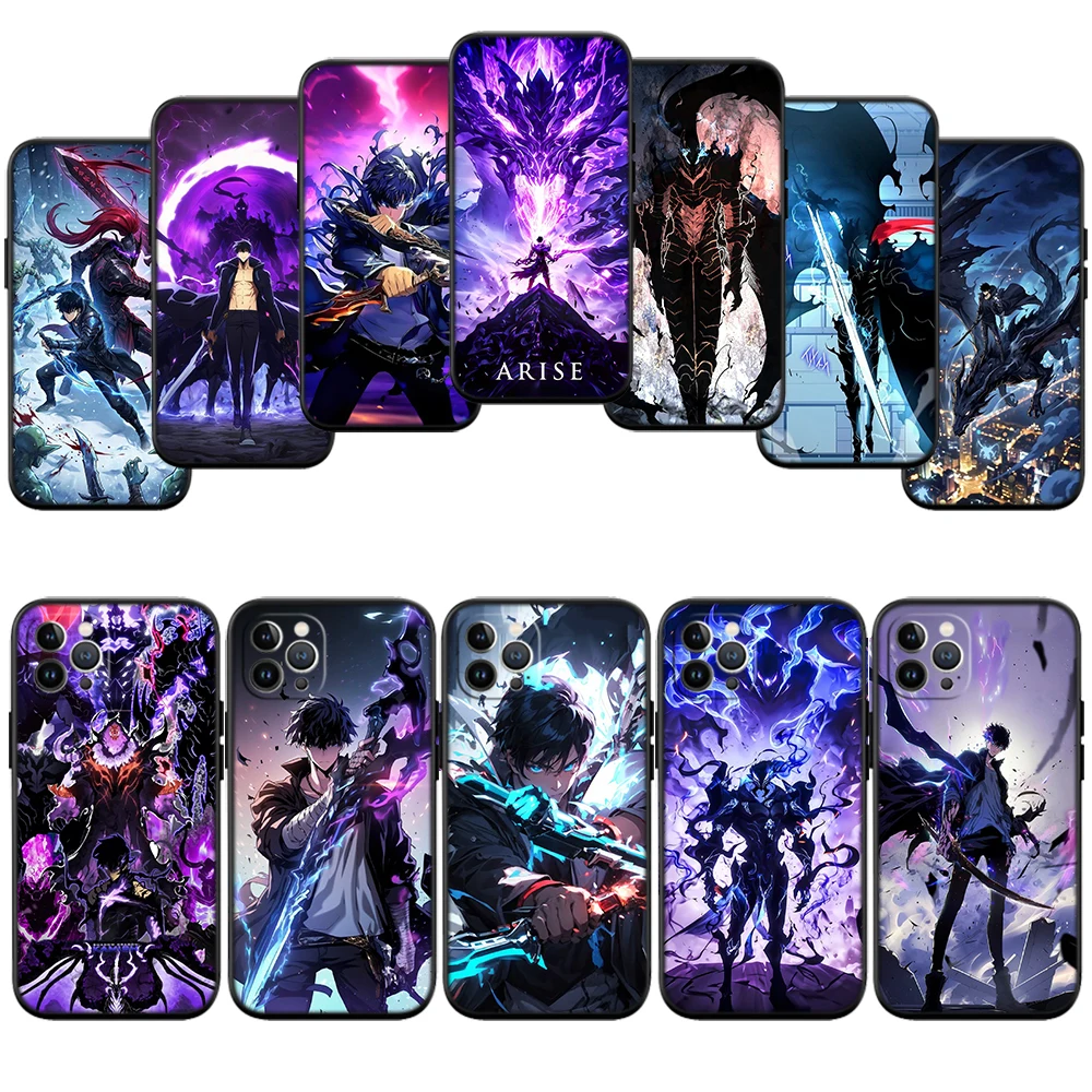 S-Solos L-levelings Phone Case for Samsung Galaxy S24 S25 Ultra FE Plus Edge A22 A24 A25 A35 A02S A21S