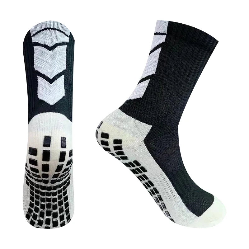 Chaussettes de football coordonnantes pour adultes et enfants, coordonnantes, épaisses, respirantes, sports, football, cyclisme en plein air