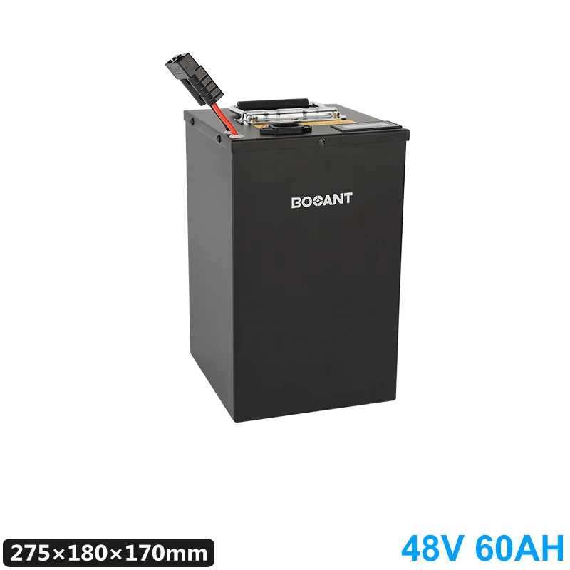 Booant 2880WH Bluetooth 48v 60ah Lithium Battery Pack For 2800W Motor LED Display With 10A Charger Free Shipping