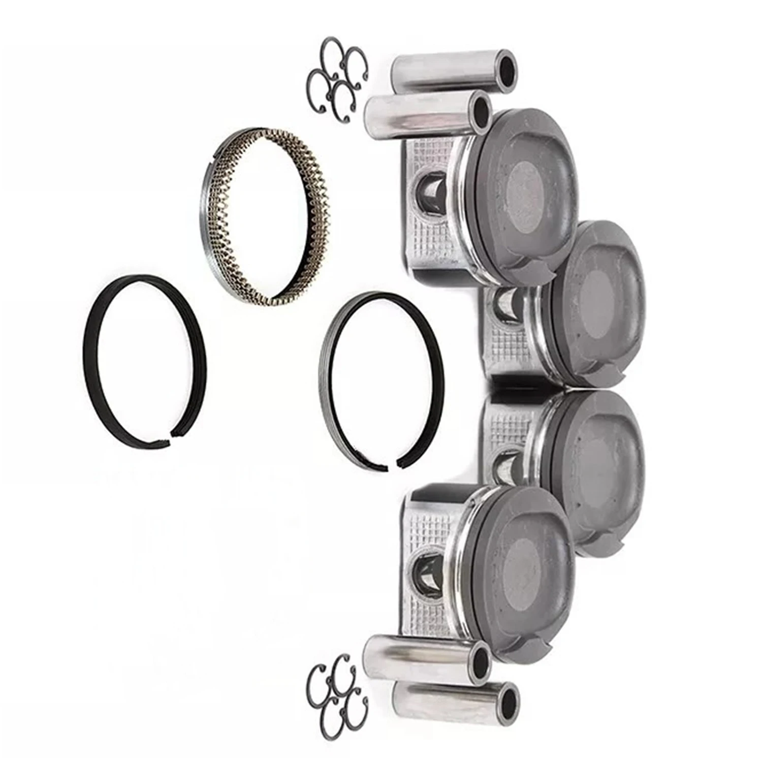 4pcs Engine Piston Set For 00-08 Celica GT Corolla MR2 Chevrolet 1.8L 1ZZFE Engines Components Pistons Rings Rods Part