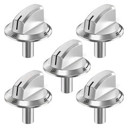 5Pcs/Set 5304525746 Long Stem Stove Knobs Replacement Parts For Frigidare Gas Range Burner Accessories 5304504839 EAP16227241