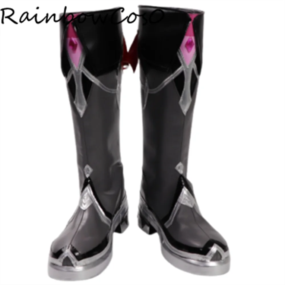 Durin genshin impacto cosplay sapatos botas jogo anime festa dia das bruxas arco-íris cos0 w5365
