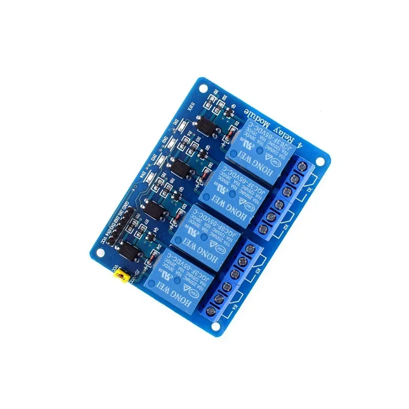 Módulo de Relé com Optoacoplador, Saída de Relé para Arduino, 1, 2, 4, 6, 8 Way, 5V, 12V, Em Stock, 1Pc