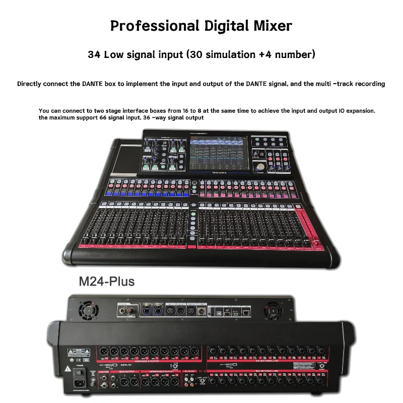 M24 Digitale Mixer Console Professioneel Audio Geluid Professionele Geluidsmixer Sound Craft Mixer
