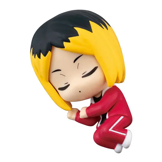 Original capsule toys kawaii Haikyu!! Kageyama Tobio Hinata Shoyo Tsukishima Kei Kozume Kenma Kuroo Tetsuro sleeping figures view 3