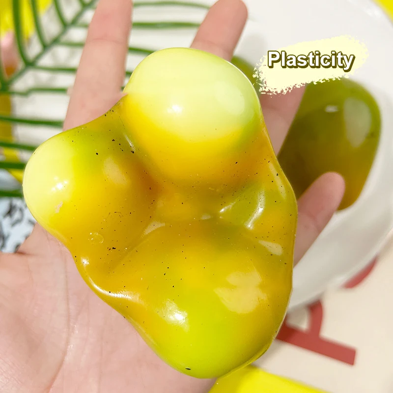 Squishy Toy Color Changing Mango Mochi Pinching Toy Slow Rebound Stress Release Toy Decompression Toy Creative Toys Gifts