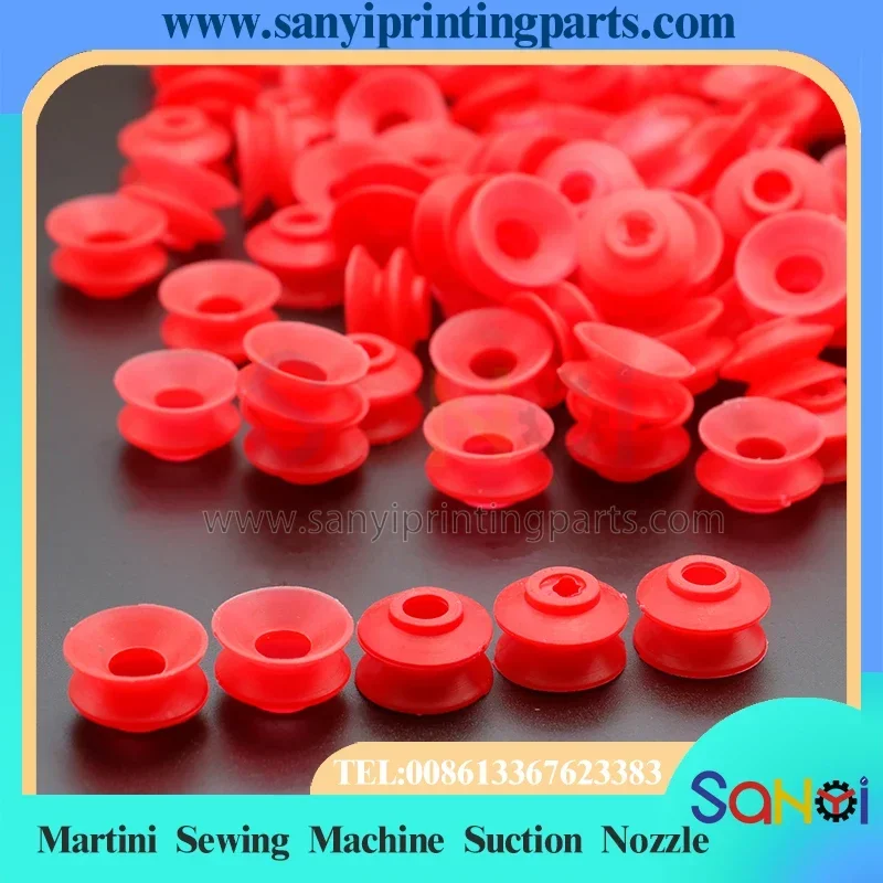 100 Pieces Rubber Suckers 17×10×6mm for Muller Martini Binding Machine