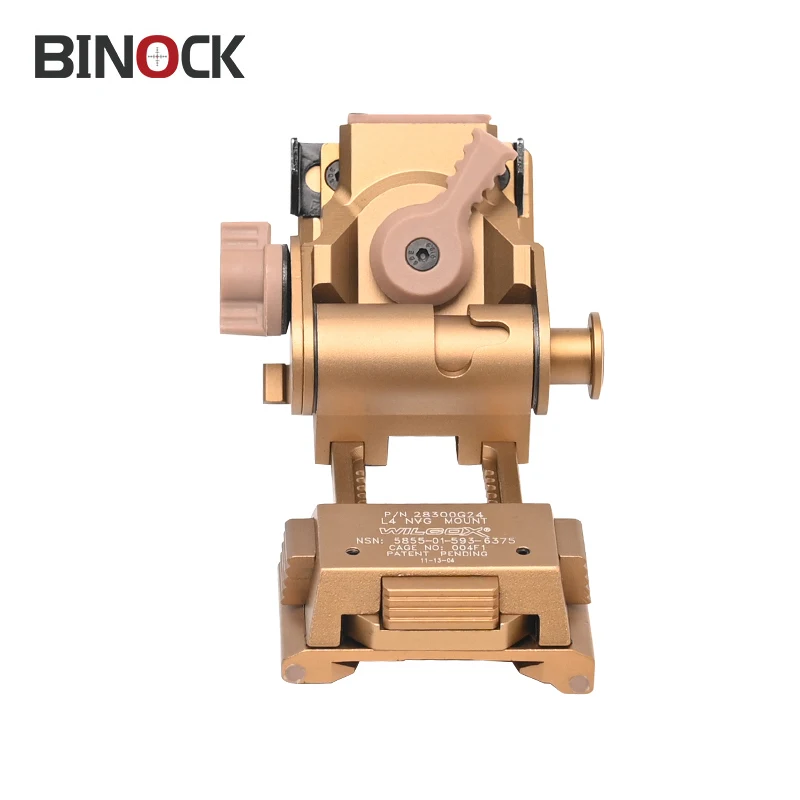 Imagem -05 - Óculos de Visão Noturna Binck L4g24 Metal Pvs15 Nvg30 Adaptador Nv8160 Wilcox Bracket Acessórios