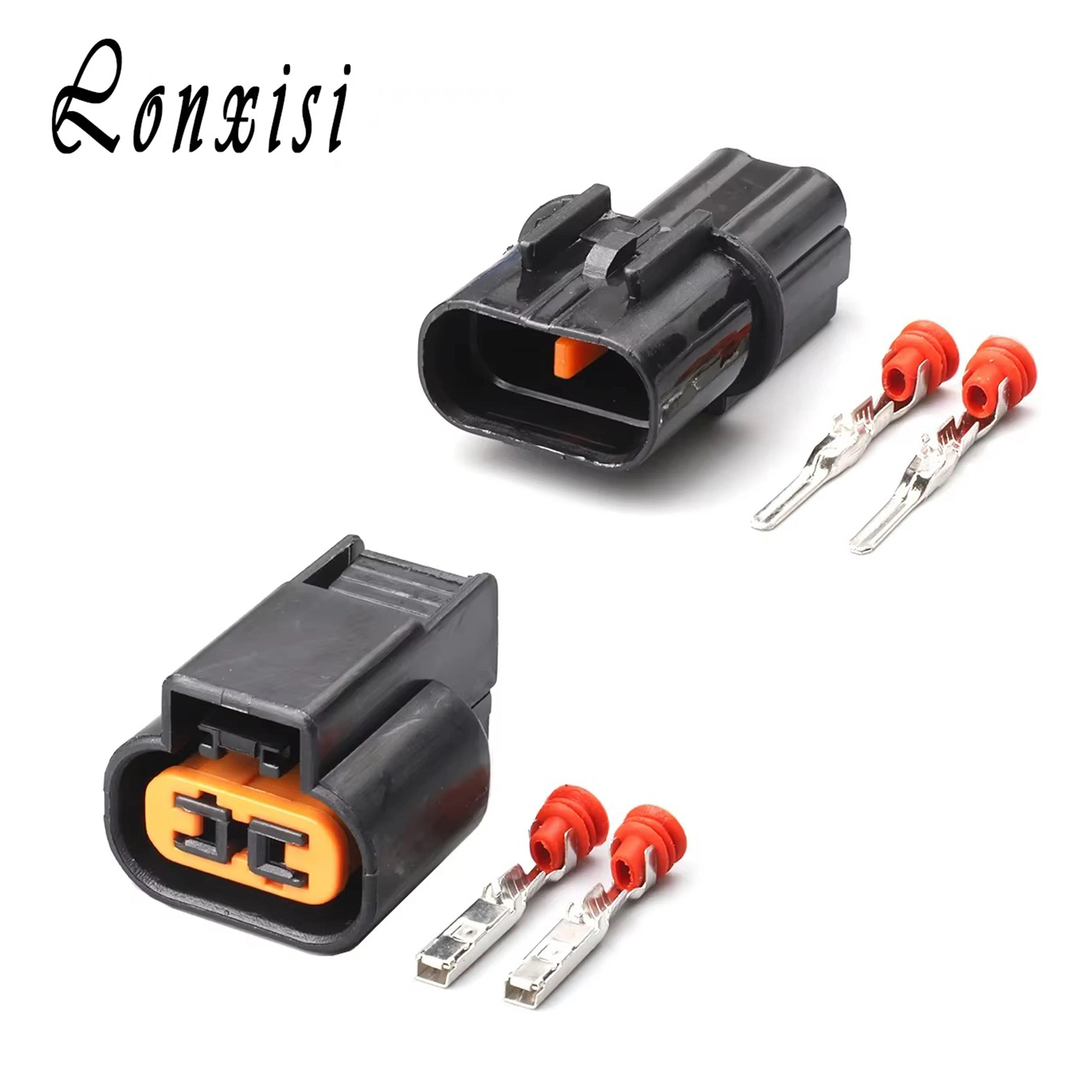 

5/10/20/50 Sets 2 Pin Sensor Waterproof Plug Fog Lamp Automotive Male Female Connector For Mitsubishi Souast PB625-02027