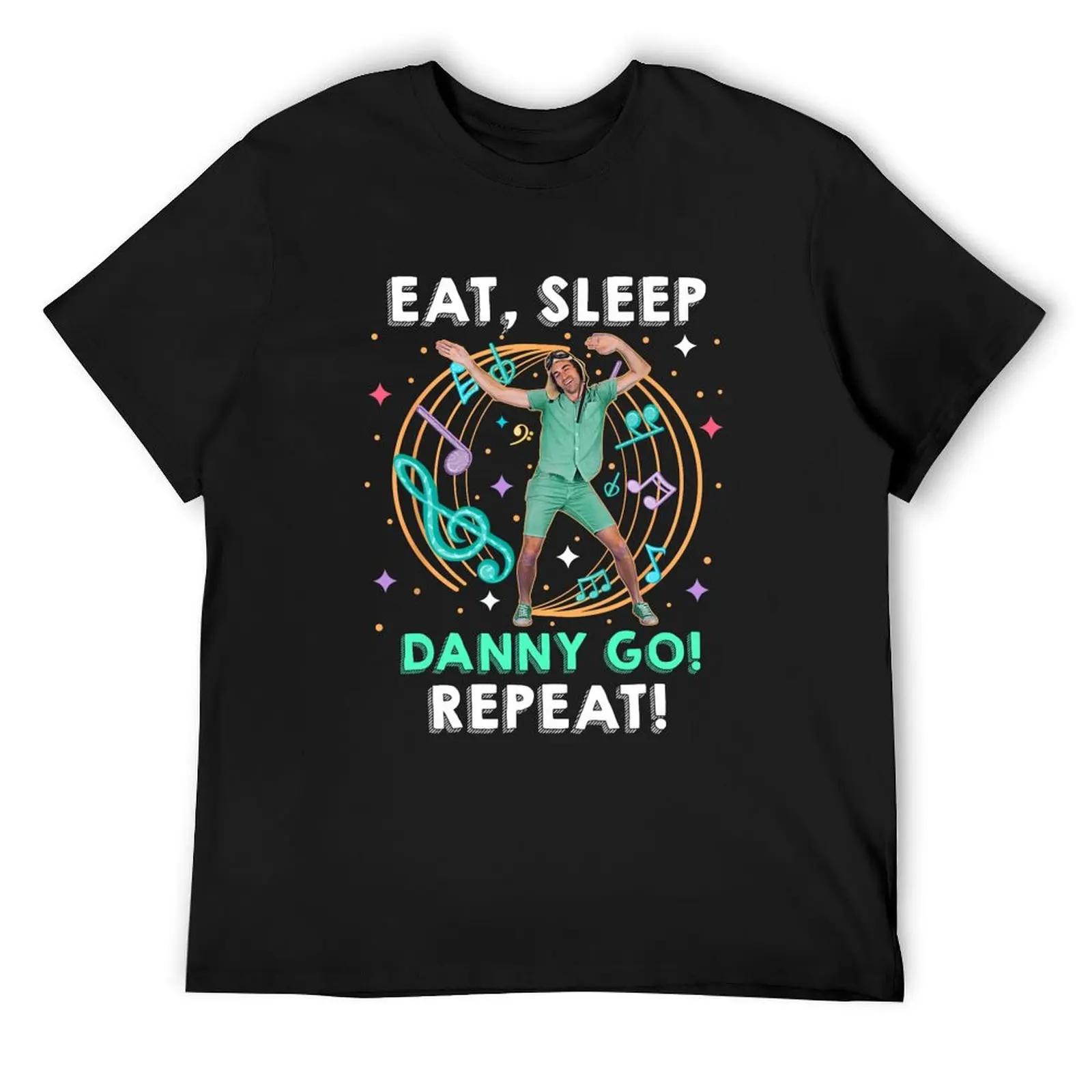 

Eat Sleep Danny Go Repeat For Toddler, For Kids, Funny Preschool Gift T-Shirt cheap stuff tops Men's t-shirt
