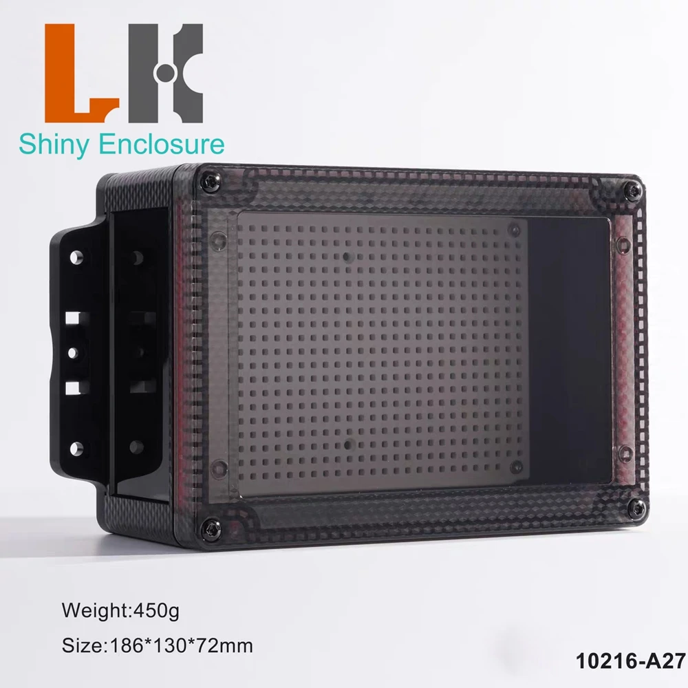 186x130x72mm DIY ABS Housing Electronic Project Case Outdoor Waterproof Plastic Boxes Instrument Waterproof Junction Box