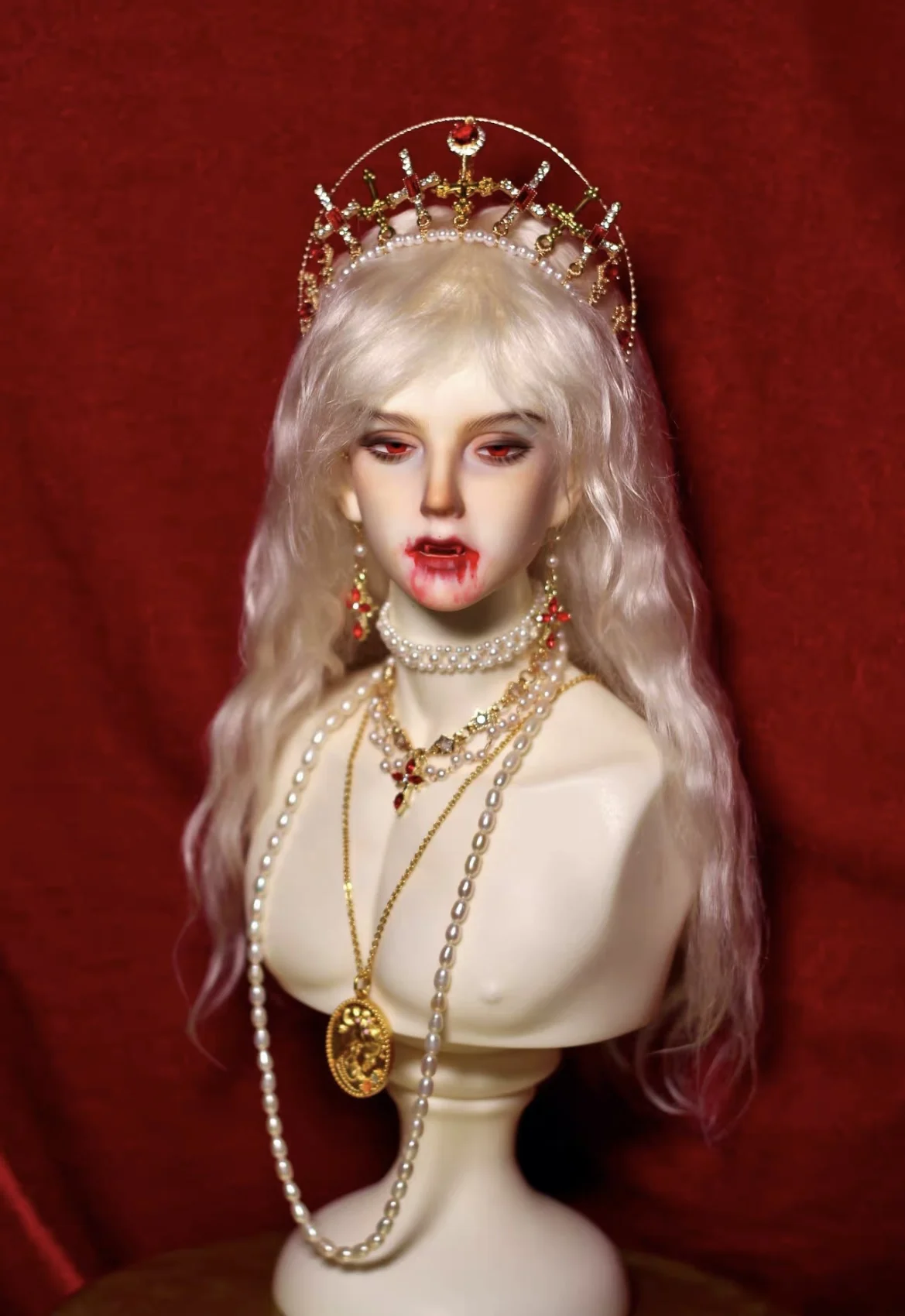 人形アクセサリー頭飾り 1/3 1/4 BJD クラウン送料無料