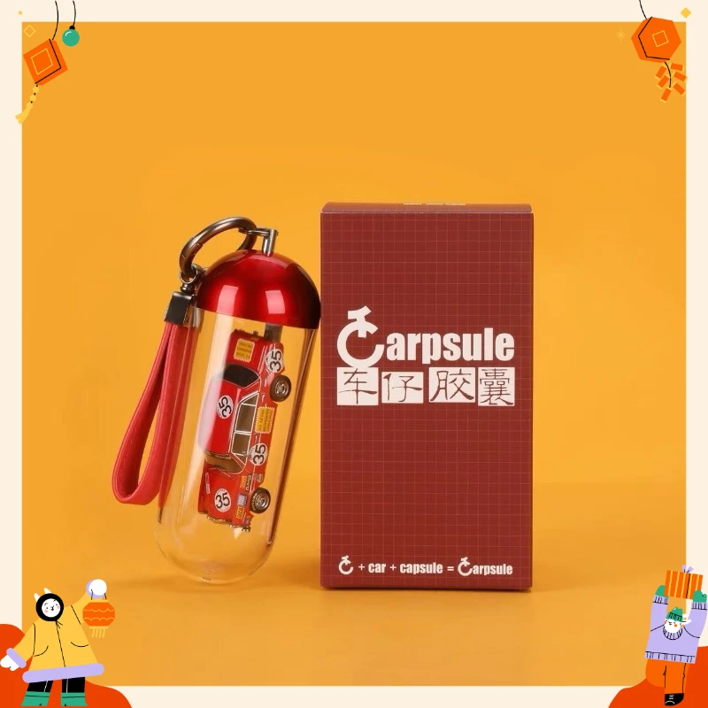 Turning Crush Taikese Po 1:64 Car Toy Capsule Limited Edition Collectible Storage Backpack Key Chain