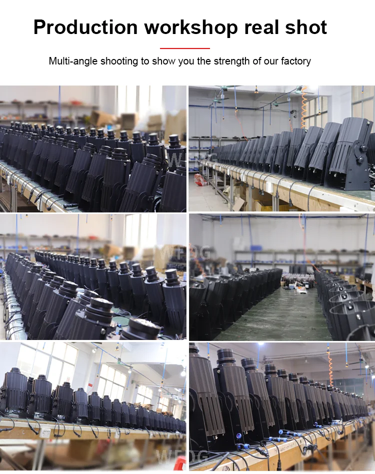 Personalizzato 25W 35W 40W 60W 80W 100W 150W IP65 Lampada di proiezione esterna impermeabile Led Pubblicità Luce Logo Proiettore Luce