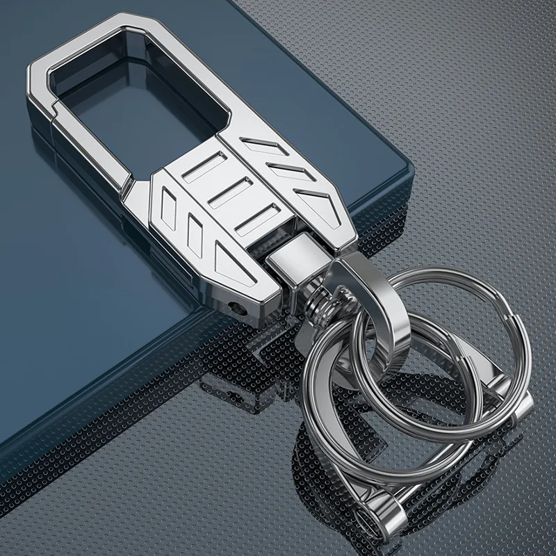 Coole Herren Metall Schlüssel bund präzises Design Schlüssel anhänger 1 Stück hochglanz poliert Anhänger Schlüssel ring besonderes Geschenk – Detail 7