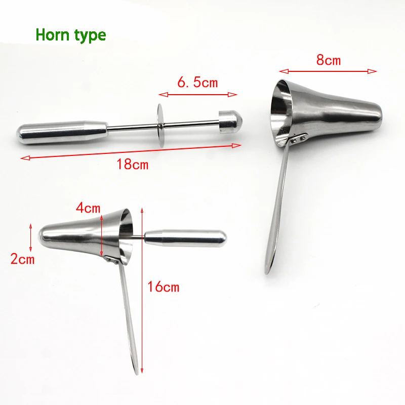 Stainless Steel Anoscope Clamp Type Round Mouth Type Horn Type Anal Reamer With Anal Reamer Applied Medicine Examination Endosco