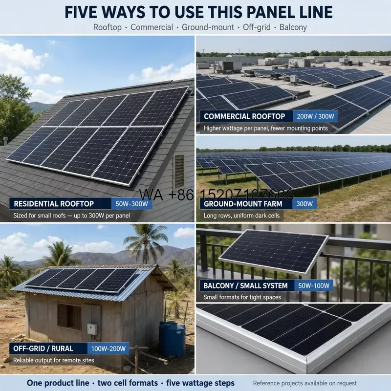Wmwmnu 800W Plug and Play Solar Kit for Home Balcony with Microinverter 4x200W Flexible PV Panels Green Energy System