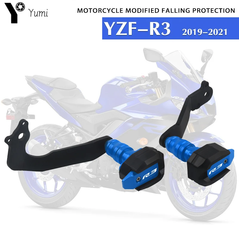 

For YAMAHA YZFR3 YZF-R3 2019-2023 Motorcycle Accessories Falling Protection Frame Slider Fairing Guard Anti Crash Pad Protector