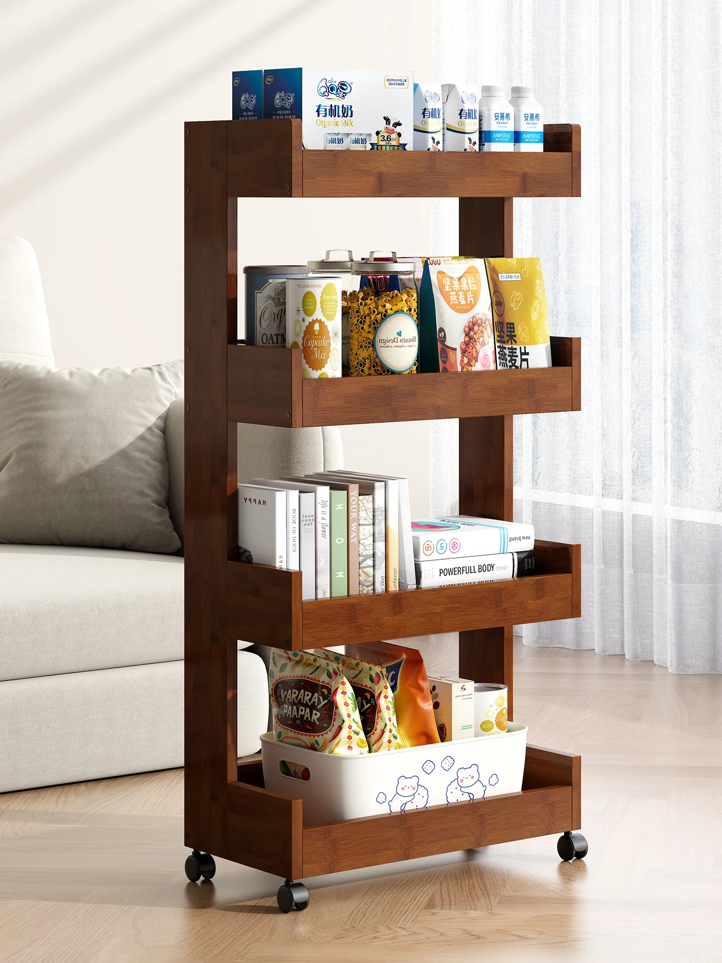carrello-stretto-moderno-e-semplice-con-ruote-in-bambu-a-piu-livelli-per-soggiorno-e-cucina-con-ruote