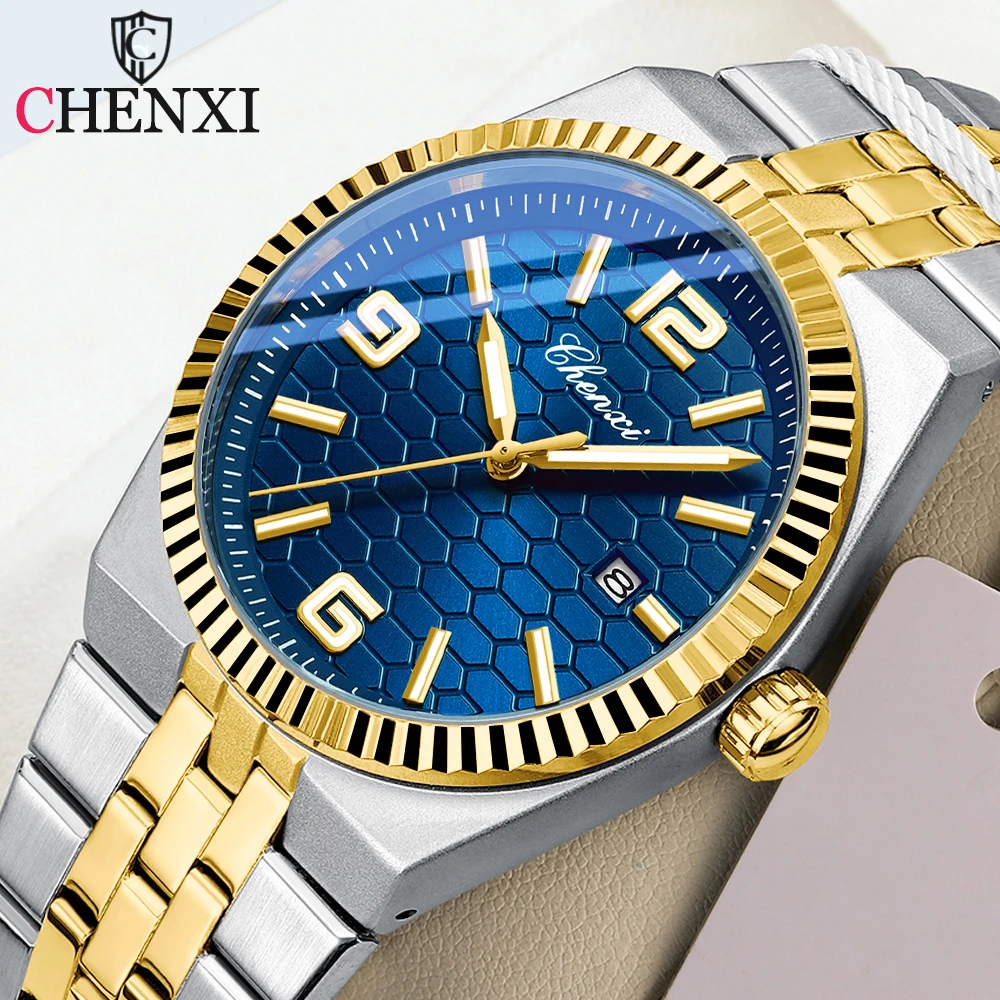 

CHENXI модные часы мужские лучшие элитные брендовые кварцевые часы мужские повседневные водонепроницаемые деловые часы из нержавеющей стали Relogio Masculino