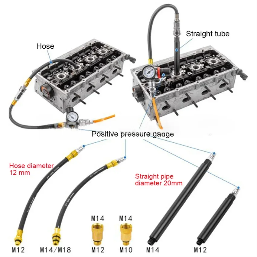 Sostituzione dell\'installatore di rimozione del compressore della molla della valvola del Kit di strumenti del Set di servizio della testata del