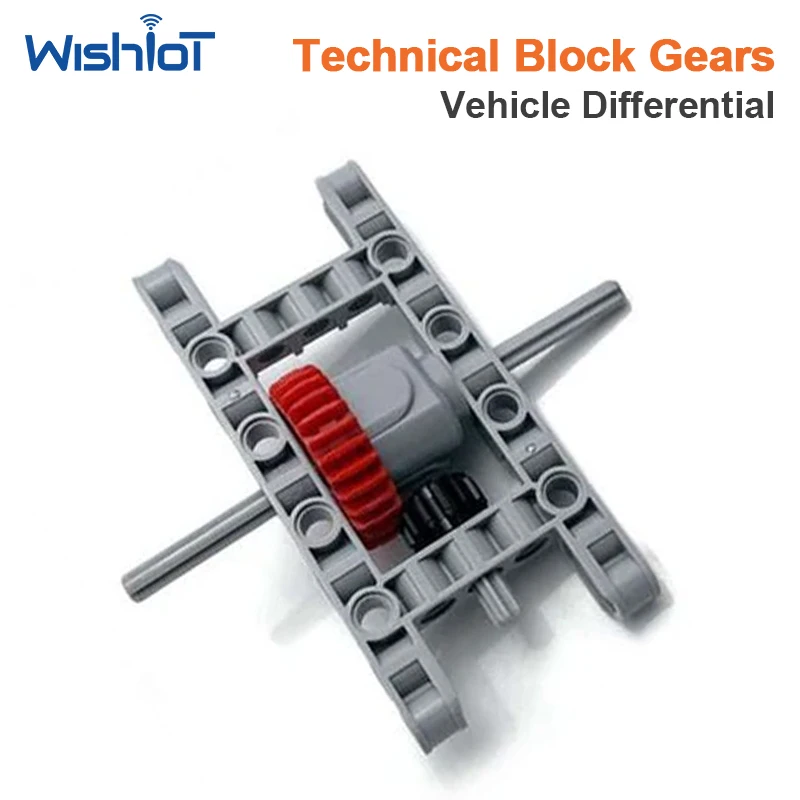 565413 65414 Vehicle Differential MOC Parts Building Block Brick Toy DIY Gearbox Model Components Set