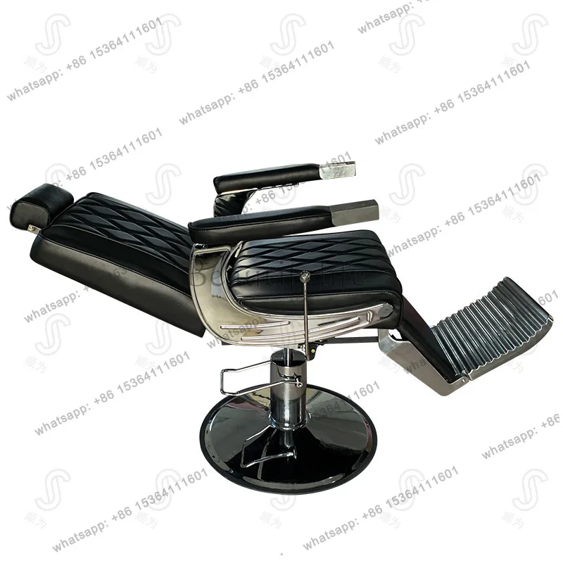 Factory Direct Sales Barber Retro Oilhead Chair Barber Shop Chair Hair Salon Special Rotatable