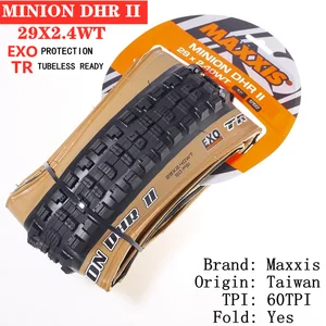 Maxxis Minion DHR Downhill Folding Tire for Mountain Bike, Most Wear Resistant and Stronger Cornering, 26 In, 27 In, 29 In, M327RU 12 Main Sales Tire Aro 26 - №9