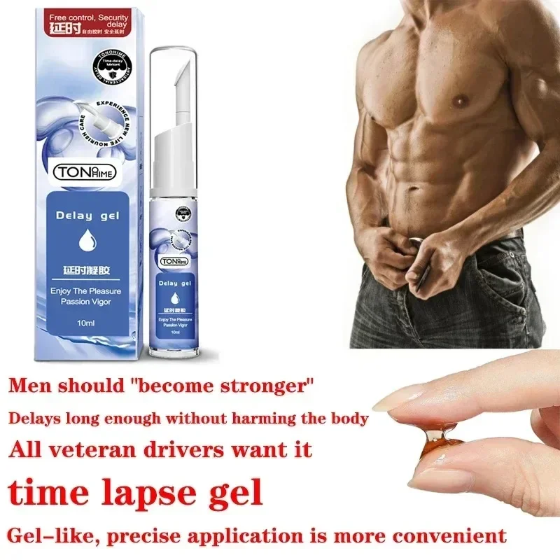 Delay Gel 10ml, Men's Sexual Intercourse Time-control Long-lasting Delay Cream, Adult Sex Toy