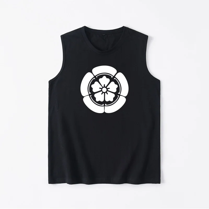 

Персонализированная хлопковая летняя футболка-майка без рукавов с дизайном «Боевая эмблема: Шесть монет» для повседневной носки