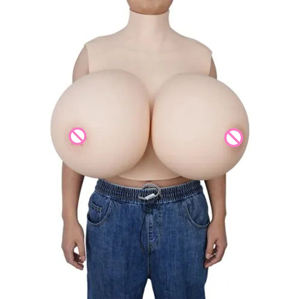 Silicone Huge Boobs X Cup DIY Inflatable Breast Forms S ZZZ Cup Male To Female for Crossdresser Cosplay