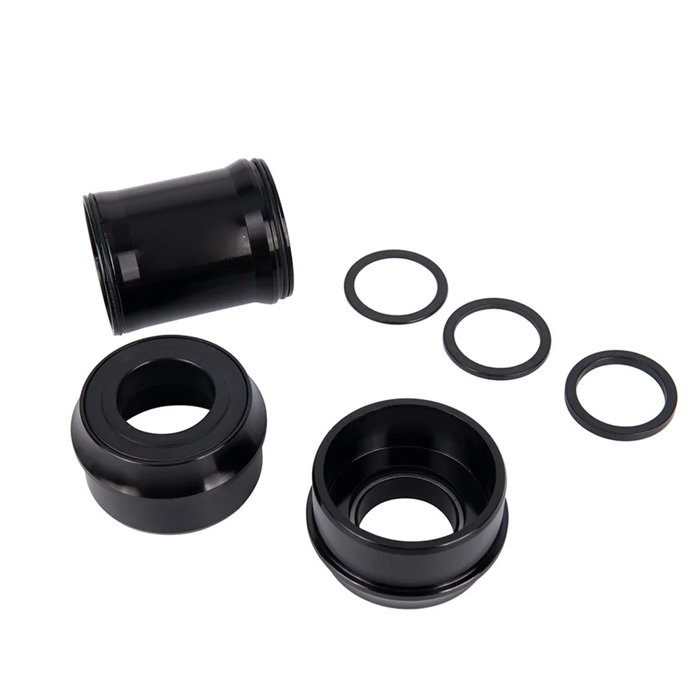 

1 Set Bike Press Fit Hollow Bottom Bracket For PF30 68/73mm For 24mm Shaft Core Aluminum Alloy Bicycle Parts