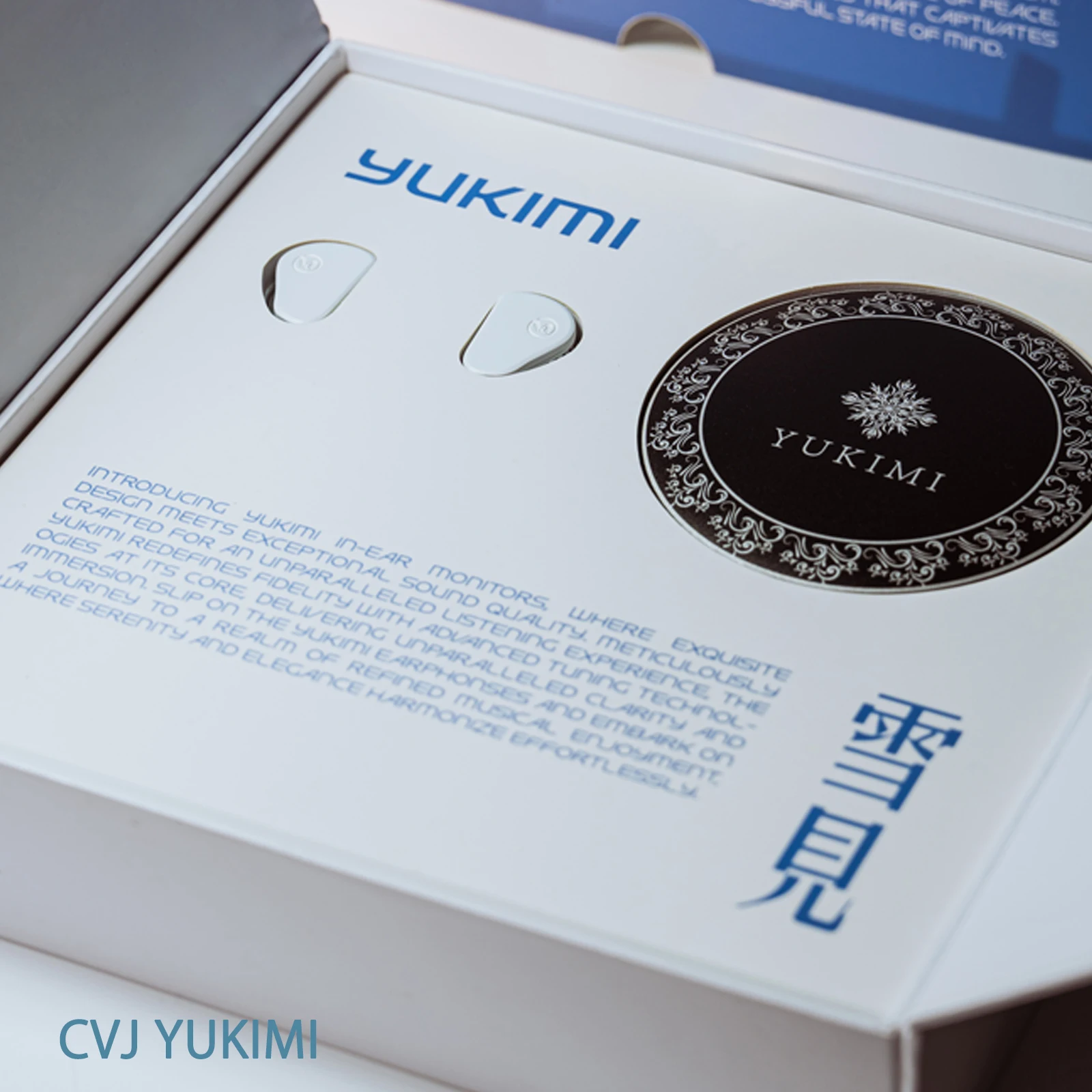 CVJ YUKIMI 10mm Dynamic Driver HiFi In-Ear Earphones  0.78mm 2-pin DesignFor Cable Rolling Headphones