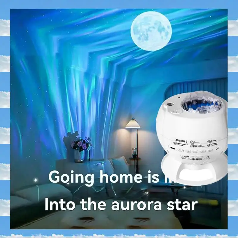 

A11I Starry Projection Lamp Rechargeable Night Light Overhead Romantic Bedside Atmosphere Bedroom Gift